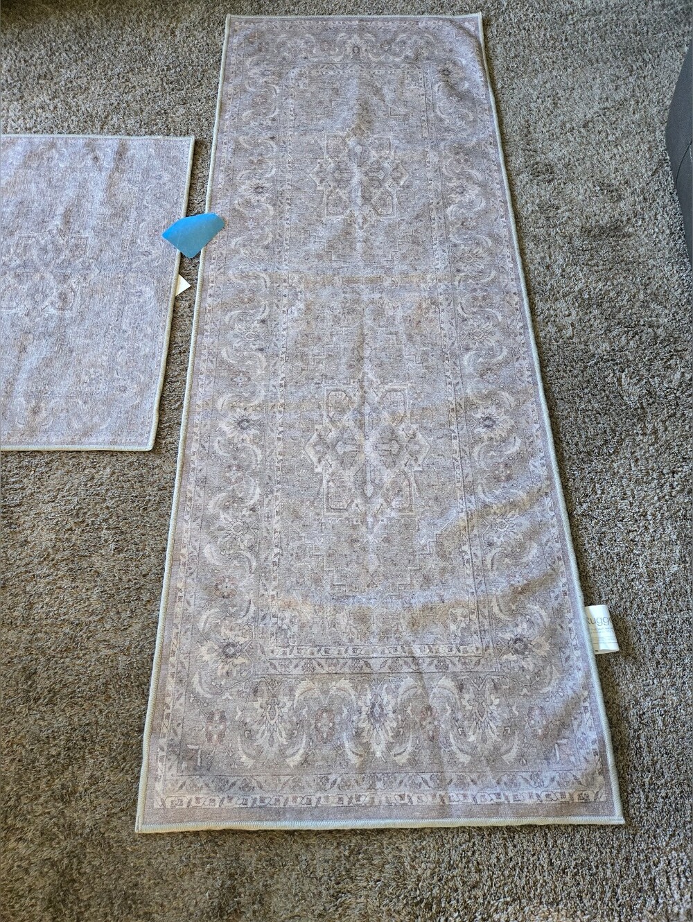 (Set Of 2) Ruggable Washable Area Rug Ans Runner - Picture 12 of 15
